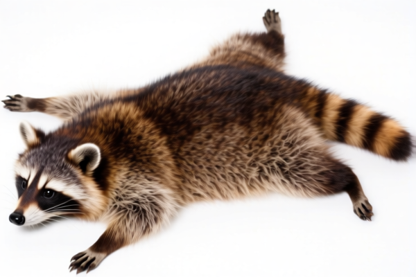 Whole Dyed Racoon Fur Skin