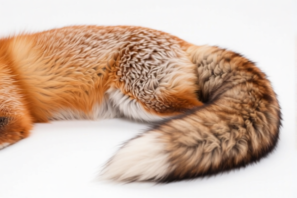 Dyed Fox Furskins with Tail