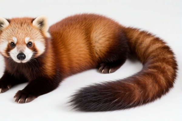 Dyed Mink Furskins with Tail