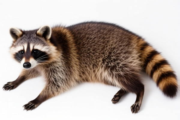 Dyed Racoon Furskins