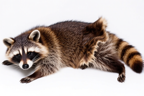 Dyed Racoon Furskins