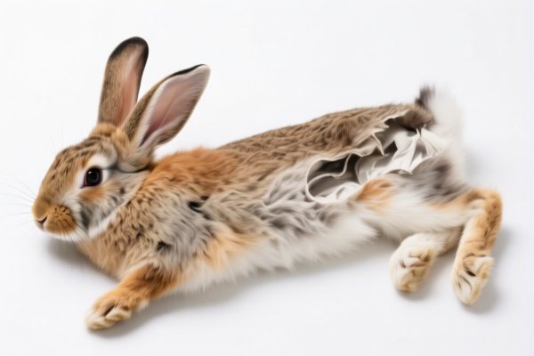 Unassembled Rabbit Furskins