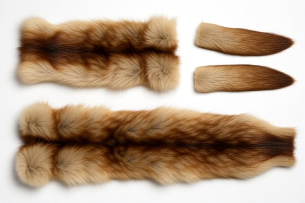 Undyed Unassembled Fur Pieces