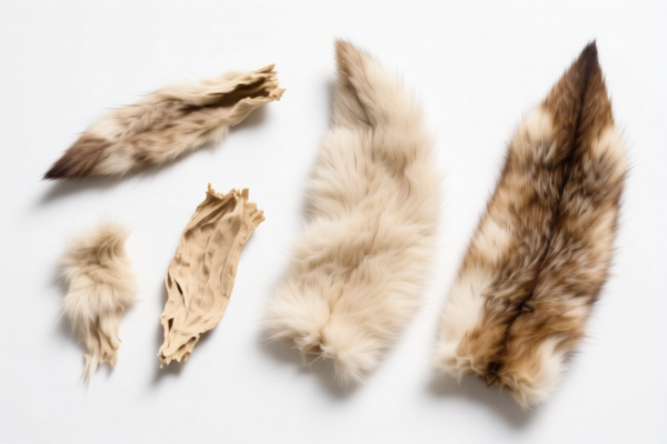 Undyed Unassembled Fur Pieces