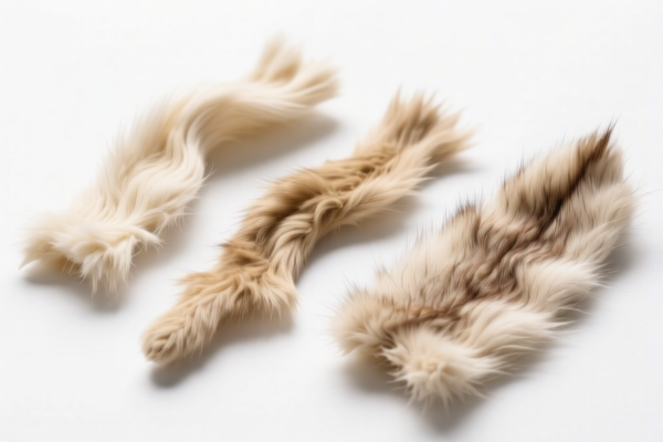 Undyed Unassembled Fur Pieces