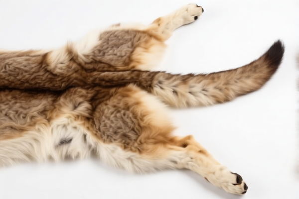 Undyed Unassembled Furskins with Tail