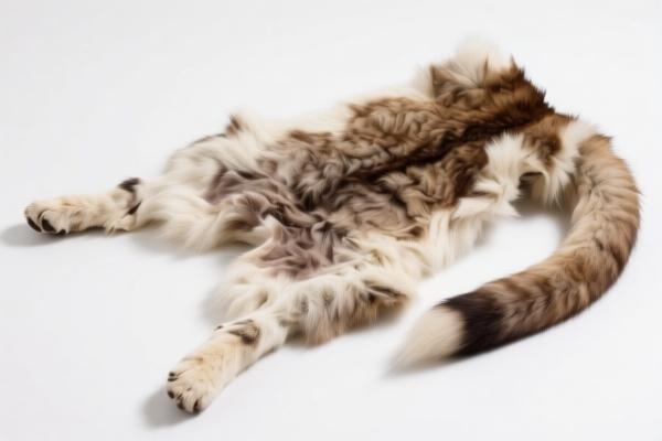 Undyed Unassembled Furskins with Tail