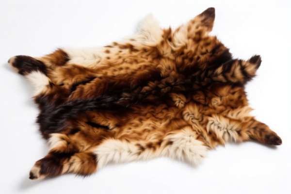 Dyed Fur Skins Whole (Unassembled)