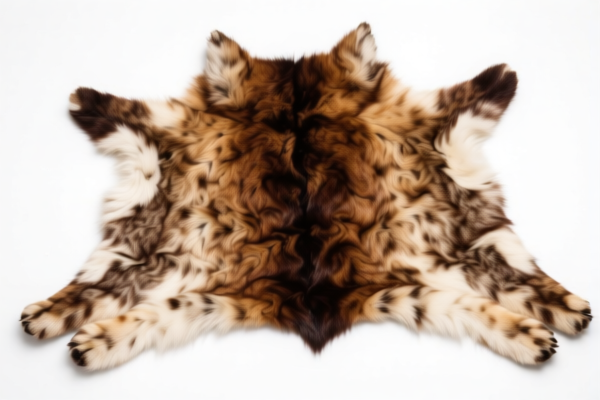 Dyed Fur Skins Whole (Unassembled)