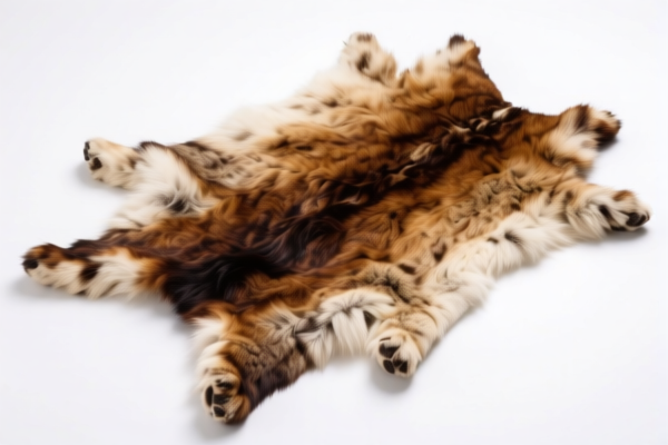 Dyed Fur Skins Whole (Unassembled)