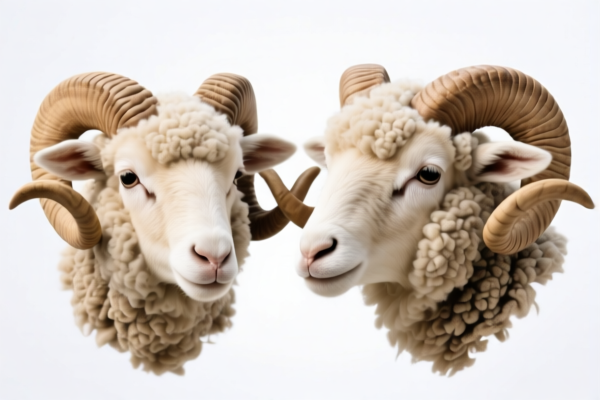 Caracul Lamb Fur Heads (Unassembled)