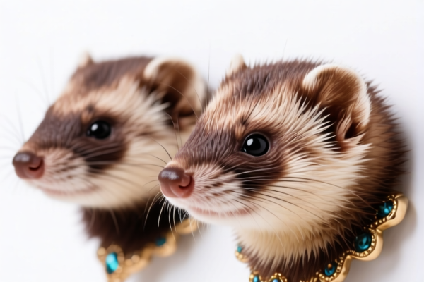 Decorative Mink Fur Heads