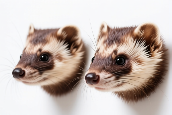 Decorative Mink Fur Heads