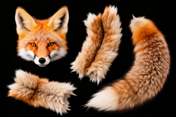 Fox Fur Pieces (Unassembled)