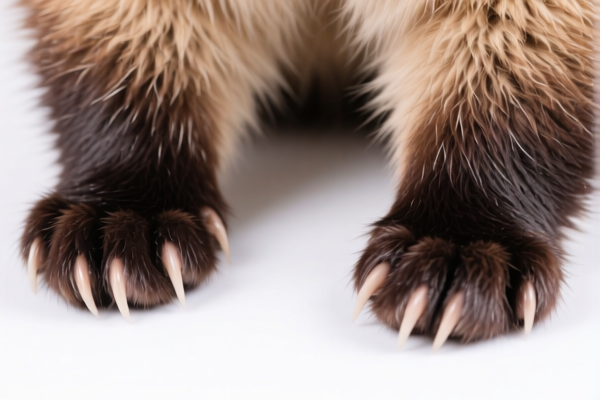 Mink Fur Paws (Unassembled)