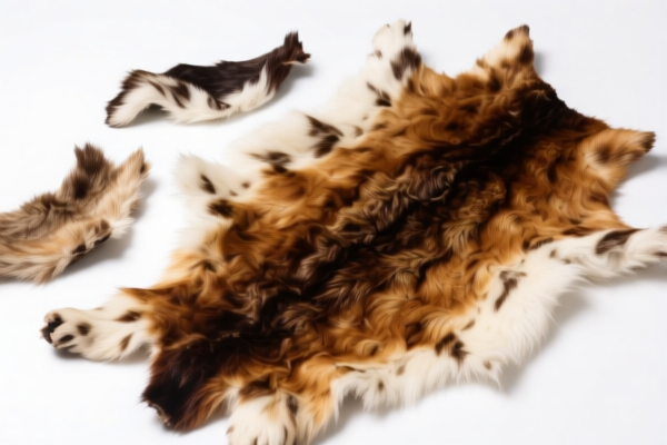 Dyed Fur Skin Pieces (For Handicrafts)