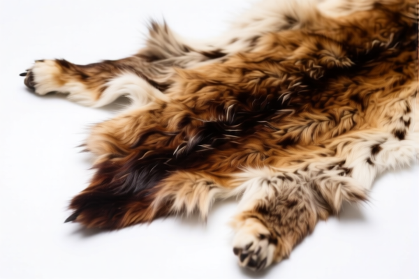 Dyed Fur Skin Pieces
