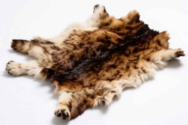 Dyed Fur Skin Pieces