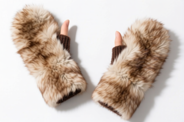 Fur arm warmers