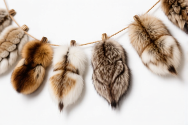 Fur ornaments