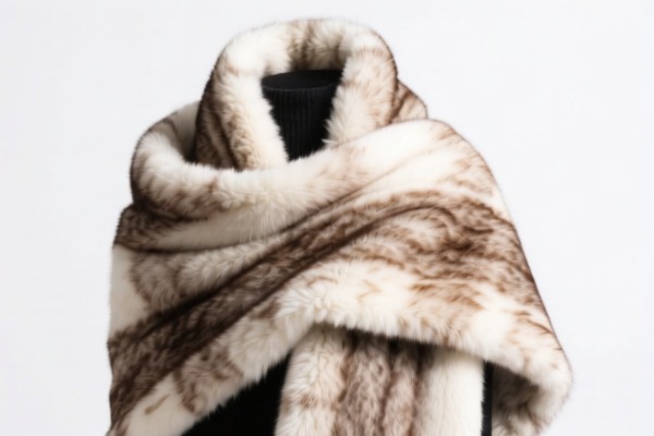Fur winter shawls