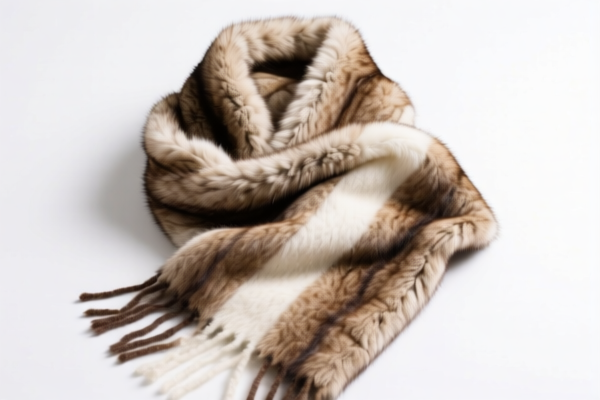 Fur winter shawls