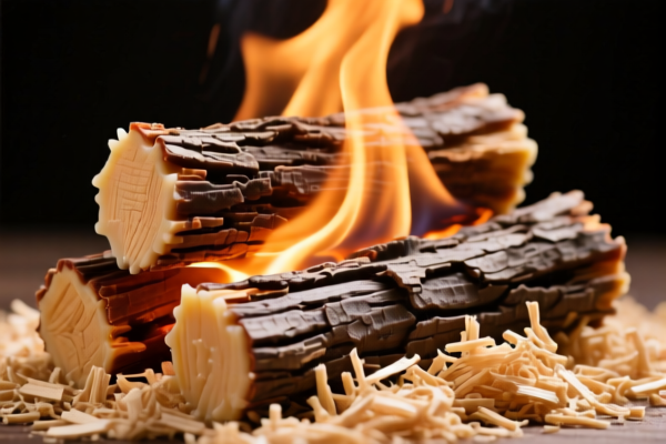 Image for Combustible wood sawdust fuel