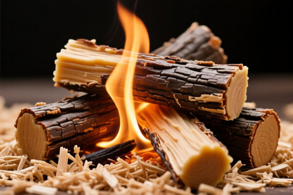 Image for Combustible wood sawdust fuel