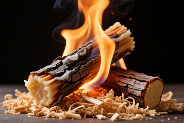 Image for Eco friendly wood sawdust fuel