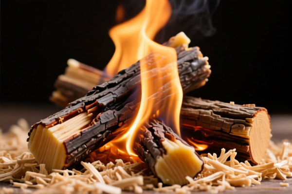 Image for Eco friendly wood sawdust fuel