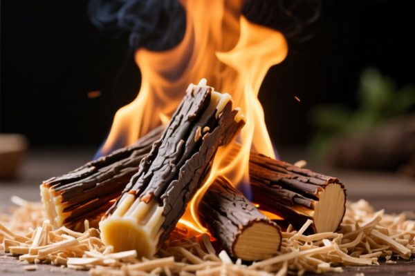 Image for Eco friendly wood sawdust fuel