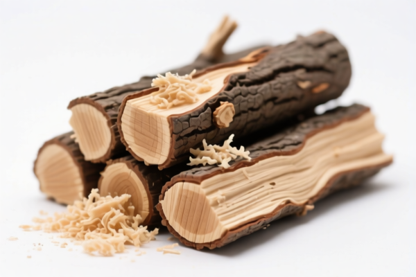 Image for Wood sawdust and waste compressed fuel briquettes