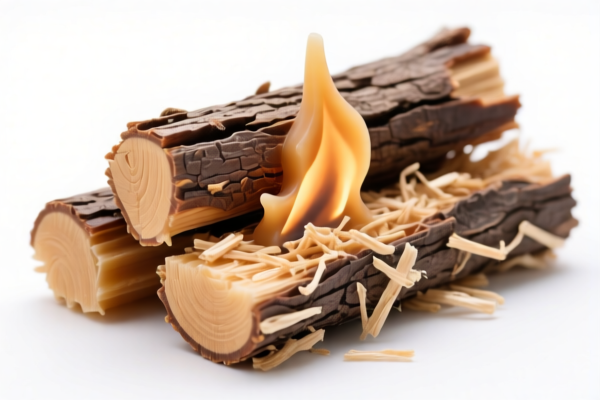 Image for Wood sawdust and waste compressed fuel cylinders