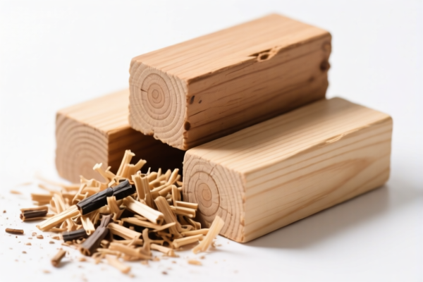 Wood Sawdust Fuel Clean Blocks
