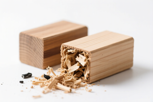 Wood Sawdust Fuel Clean Blocks