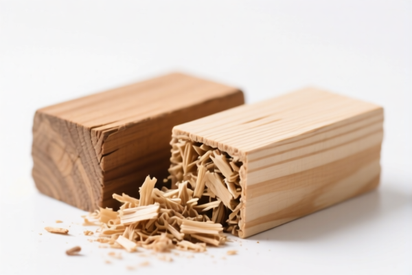 Wood Sawdust Fuel Clean Blocks