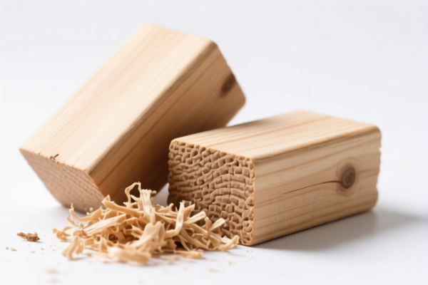 Wood Sawdust Fuel Clean Blocks