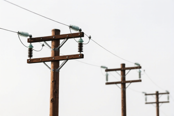 Coniferous Wood Electric Poles