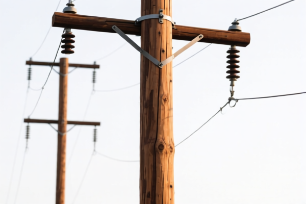 Coniferous Wood Electric Poles