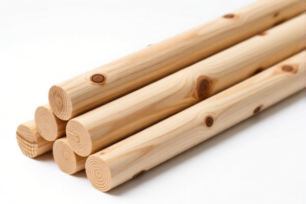 Pine Wood Poles for Construction