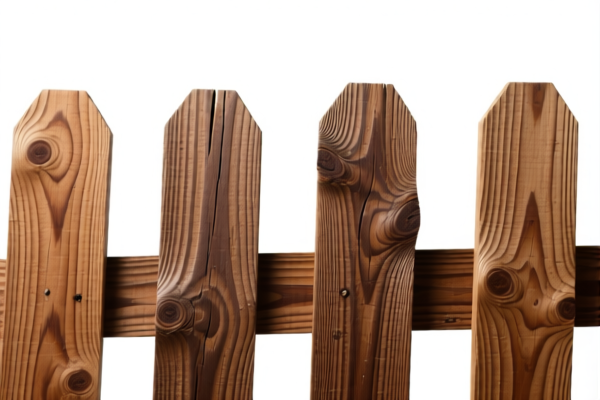 Preserved Pine Wood Fence Posts