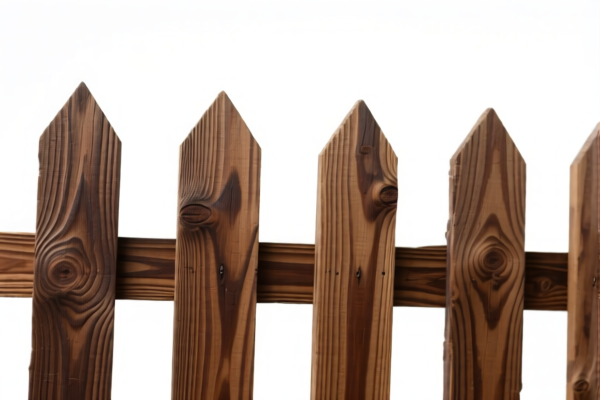 Preserved Pine Wood Fence Posts