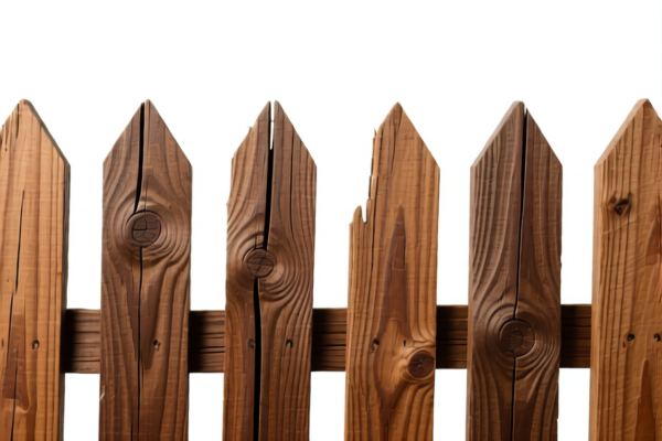 Preserved Pine Wood Fence Posts
