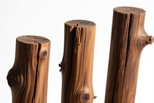 Preserved Pine Wood Posts