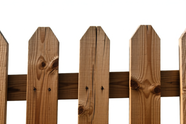 Agricultural wood fence posts