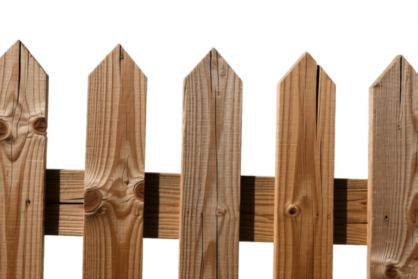Agricultural wood fence posts