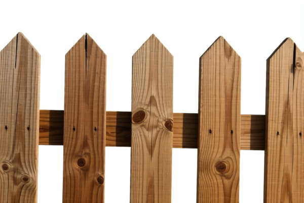 Agricultural wood fence posts