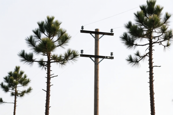 Pine Telephone Poles