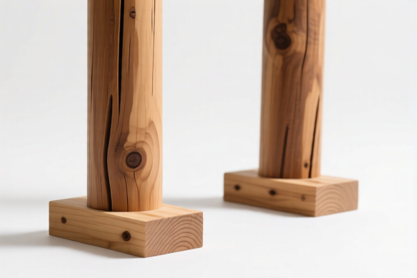 Pine Wood Support Poles