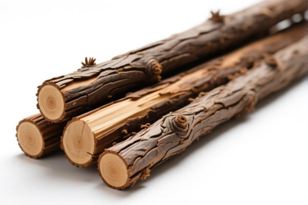 Rough Pine Wood Poles